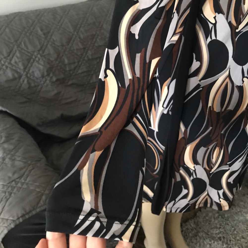 Blue papaya dress brown, grey, black, white - Picture 4 of 16